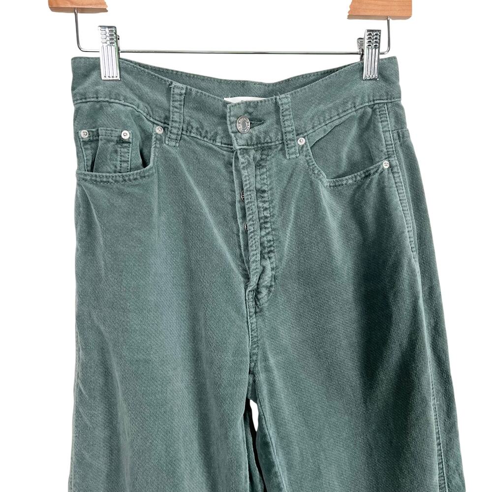 PacSun Baggy Jean in Velvet Sage Green Women's 24 - Picture 3 of 10